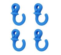 Fukaisu 4pcs Monkey Tail Bowstring Shock Absorber, Bow String Shock Absorber & Vibration Damper for Compound Bows Archery Noise Reduction Accessories (Blue)