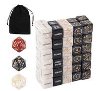Fukaisu 63pcs MTG Counter Dice Set, Abilities Keywords -1/+1 Life Counter Dice Commander Buff Tokens & Shield for MTG TCG & Card Games Accessories