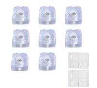 Fukaisu 8pcs Cooling Pad for CalDigit TS4 TS5 Plus TS3 Plus Thunderbolt Dock, Anti-Scratch Heightening Pad Support Pads Replacement Part Risers Accessories for Heat Dissipation