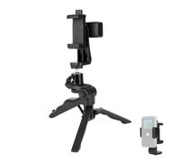 Fukaisu Lightweight Portable Tripod Mount Kit Compatible with Pocket Radar, Includes Radar Clip & Adjustable Tripod Stand Round Base Stand for Camera Phone