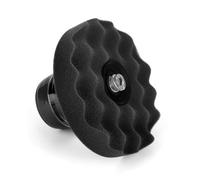 Fukaisu Tire Shine Applicator Pad, Reusable Sponge Tyre Dressing Applicator Pad Professional Car Detailing Tool for No-Drip & Streak-Free Shine (Black)