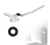 Fukaisu Toilet Flush Handle Replacement Compatible with Kohler 87115-CP | Side Mount Toilet Handle Trip Lever Repair Kit with Washer for Kohler Toilets Parts & Accessories