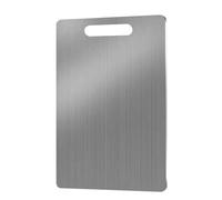 Fukamou Chopping Board Stainless Steel - Non-Slip Chopping Board - Double Sided Baking Board Butcher Block, Meat Cutting Board Easy to Clean, Kitchen Supplies