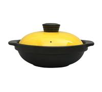 Fukamou Clay Pot Rice Cooker - Small Chinese Clay Pot For Cooking | Non-stick Casserole Soup Pot With Lid For Dry Burning Without Cracking, High Temperature-Resistant