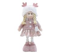 Fukamou Cloth Doll,Soft Plush Rag Doll for Girl | Plush Realistic Adjustable Leg Toddler Decoration for Housewarming Kids Daughter Son Boy Birthday Thanksgiving Valentines Colleagues Toddler