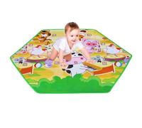 Fukamou Crawling Mat | Hexagon Educational Elastic Mats Soft Waterproof,Anti-Slip Shockproof Kids Product Mat for Children Girls Boys Kids