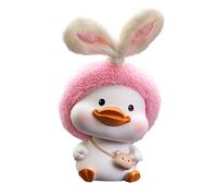 Fukamou Duck Decor: Shaking Head Puppy Bobble Head | Dashboard & Desk Decoration for Bedroom & Car