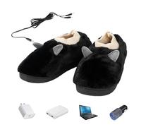 Fukamou Electric Heating Shoes | Plush Electric Feet Warmer - Heated Boots, Foot Warmer, Microwavable Slippers, Men's Heated Shoes for Relieving Foot Stiffness