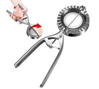 Fukamou Empanada Maker Mould, Ravioli Stainless Steel Mold, Dumpling Wrappers Machine Gadget Tool for Pastry, Ravioli, Empanada