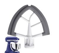 Fukamou Flex Edge Beater Attachment,Flex Edge Replacement Attachment for Mixer | Silicone Quart Flat Beater Paddle with Scraper for Kitchen Stand Mixer