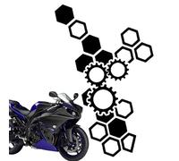 Fukamou Honeycomb Decal Car - Creative Hexagonal Car Stickers | Automotive Side Graphics for SUV Sedan Pickup Vehicle, Car Side Stickers for Size, Car Body Sticker