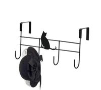 Fukamou Hooks for Back of Door - Metal Back of The Door Hooks Invisible, Door Hanger Hook, Door Hooks for Clothes, Hat, Towel
