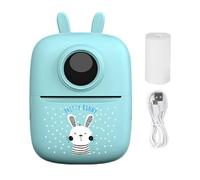 Fukamou Inkless Printer, 1000mAh -Enabled Thermal Label Printer, Sticker Maker Machine with 1 Roll of Paper, Label Maker for To-Do Lists, Journaling, Study Notes