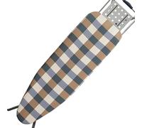 Fukamou Ironing Board - Elastic Edge Standard Size Iron Board Replacement - Heat Reflective Extra Thick Iron for Non Stick Scorch and Stain Resistant