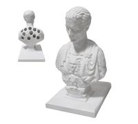 Fukamou Julius Caesar Toothpick Holder Dispenser | Big Sculpture Toothpick Holder Statue - Roman Bust Sculpture Decor, Funny For Home Decor, Greek Statue Decor For Desk