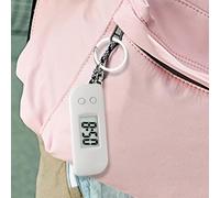 Fukamou Keychain Clock - Glow-in-The-Dark Pocket Watch Keyring with LED Display for Travel,Electronic Clock Keychain, Backpack Accessories for Men Women Boys Girls Teens Youth Son Daughter