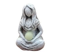 Fukamou Moon Ornaments - Resin Creative Mother Earth Art Statue Figurines,Mother's Day Abstract Moon Statues Outdoor Decor For Home Decorations, Gifts