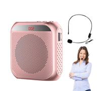 Fukamou Personal Voice Amplifier | 2200mAh Voice Amplifier Tour Guide Speaker - Amplifiers Loudspeaker, Personal Voice Amplifier for Teachers, Presentation, Tour Guides, Meeting, Coaches