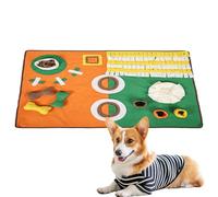 Fukamou Pet Snuffle Feeding Mat,Pet Snuffle Sniffing Mat Dog Foraging Mat - Slow Feeding Mats Dog Licking Mat Pet-friendly Interactive Puzzle Toys for Cats Dogs Pets