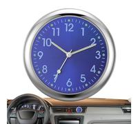 Fukamou Quartz Clock For Car, Small Analog Clock, Quartz Automotive Replacement Clocks, Stick Clock For Car Dashboard, Sticky For Vehicle Automotive