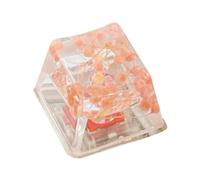 Fukamou Resin Keyboard Keycaps - Gypsophila Keyboard Keycap,Shine Through Translucent Replacement, R4 Keycap, Enhanced Typing Experience For Mechanical Keyboard