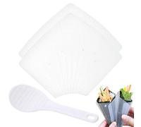 Fukamou Sushi Making Kit - Sushi Tools Two-Hand Roll Temaki Sushi Molds - /Set Moulds Sushi Maker Rice Ball Maker with Rice Paddle