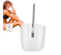 Fukamou Travel Lock Box | Portable Waterproof Key Lock Box Safe with Removable Cable Handle - 2L Security Case for Indoor/Outdoor Storage of Personal Items