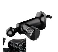 Fukamou Vent Clip Phone Holder,Air Vent Car Phone Holder - 360-degree Rotating Adjustable Stand Bracket with Extended Hook Arms for Auto Interior Dashboard Navigation Smartphone Telephone