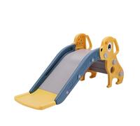 FUKEA Kids Slide, Child's Freestanding Slide with Climbing Frame for Toddlers Age 1-6, Indoor Outdoor Garden Baby Slide(Yellow Dog)