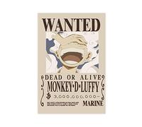 FUKITT Cartoon One Piece Monkey D Luffy Latest Poster Canvas Poster Bedroom Decor Sports Landscape Office Room Decor Gift Unframe-style-6 20x30inch(50x75cm)