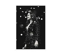 FUKITT Demi Lovato Poster Canvas Poster Wall Art Decor Print Picture Paintings for Living Room Bedroom Decoration Unframe-style 12x18inch(30x45cm)