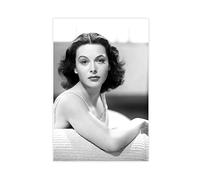 FUKITT Hedy Lamarr Poster Canvas Poster Wall Art Decor Print Picture Paintings for Living Room Bedroom Decoration Unframe-style 12x18inch(30x45cm)