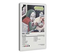 FUKITT MF DOOM Mm Food Poster Canvas Poster Wall Art Decor Print Picture Paintings for Living Room Bedroom Decoration Frame-style 08x12inch(20x30cm)