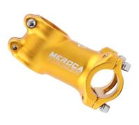 FukkeR Bike Stem 25.4mm Clamp Bicycle Handlebar Riser Extender 60mm Aluminum MTB Mountain Bikes 7 Degree For Road Cyclocross Gravel Adventure BMX XC AM (Color : Gold, Size : 60mm)