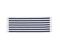 FUkker Faux Cashmere Scarf Warm Tassel Scarf Printed Scarf Soft Lightweight and Comfortable Nautical Navy Blue And White Stripes,77inx27in