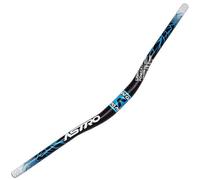 FukkeR Mountain Bike Bicycle Aluminum Riser Handlebar 31.8mm 720/780mm MTB Handle Bar For Downhill And Enduro Riding BMX DH XC AM FR Bicycle Bars Rise 25mm (Color : Black blue, Size : 780mm)