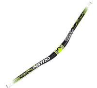 FukkeR Mountain Bike Bicycle Aluminum Riser Handlebar 31.8mm 720/780mm MTB Handle Bar For Downhill And Enduro Riding BMX DH XC AM FR Bicycle Bars Rise 25mm (Color : Black green, Size : 780mm)