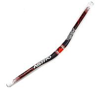 FukkeR Mountain Bike Bicycle Aluminum Riser Handlebar 31.8mm 720/780mm MTB Handle Bar For Downhill And Enduro Riding BMX DH XC AM FR Bicycle Bars Rise 25mm (Color : Black red, Size : 720mm)