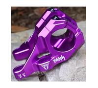 FukkeR Mountain Bike Direct Mount Stem With 31.8mm Bar Clamp Lightweight Aluminum Bicycle Stems 30 Degree For Dual Crown Forks Adjustable Extension 47-52mm (Color : Purple, Size : 47mm)