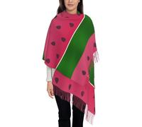 FUkker Women's Scarf Women's Shawl Faux Cashmere Scarf Warm Printed Scarf Watermelon Fruit Summer