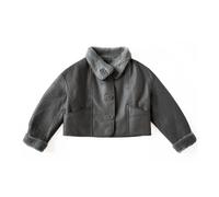 Fuku Reversible Shearling Jacket - female - Just Things we Like - Faux Fur & Shearling Jackets - Gray - L - Jackets L