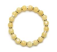 Fukugems Calcite Feng Shui Bracelet, Money attraction Bracelet, Good Luck Beaded Bracelet, Entrepreneur Business Relationship Bracelet, Happy Mood crystal bracelet