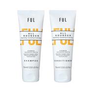 FUL All Rounder Shampoo Deluxe Mini 75ml & All Rounder Conditioner Del