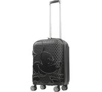 FUL Disney Mickey Mouse 3 Piece Rolling Luggage Set Hard Case with Spinning Wheels, Mickey Mouse - Black, 22 Inch, Ful Disney Mickey Mouse 22" Carry On Luggage Hard Shell Rolling Suitcase with