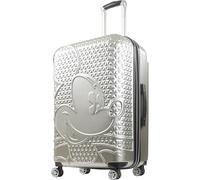 FUL Disney Mickey Mouse 30 Inch Rolling Luggage, Hardshell Suitcase with Spinner Wheels, Silver, 76.20 cm, Ful Disney Mickey Mouse 30 Inch Rolling Luggage, Hardshell Suitcase with Spinner Wheels