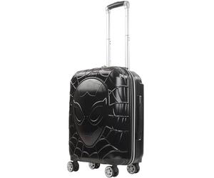 FUL Marvel Spider-Man Rolling Luggage, Molded Hardshell Suitcase with Wheels, Black, S, Marvel Spider-man 21 Inch Carry on Luggage, Molded Hardshell Rolling Suitcase With Spinner Wheels