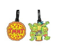FUL Teenage Mutant Ninja Turtles 2-Piece Suitcase ID Tag Set with Adjustable Straps, Multi, Multi, Ful Teenage Mutant Ninja Turtles 2-piece Suitcase Id Tag Set with Adjustable Straps