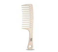 Ful Wide Tooth Comb - Curly Hair Comb - Tangle-Free Detangling for Wet, Curly & Wavy Hair - Beige