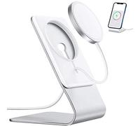 FULAIM Stand Compatible with Apple MagSafe Charger, Aluminum Desktop Stand Holder Dock, for iPhone 17/16/15/14/13/12, for Google Pixel 10 Serie (Not Included Charger)