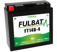 Fulbat FT14B-4 (FT14B-BS) (WC) Gel Factory Activated Battery